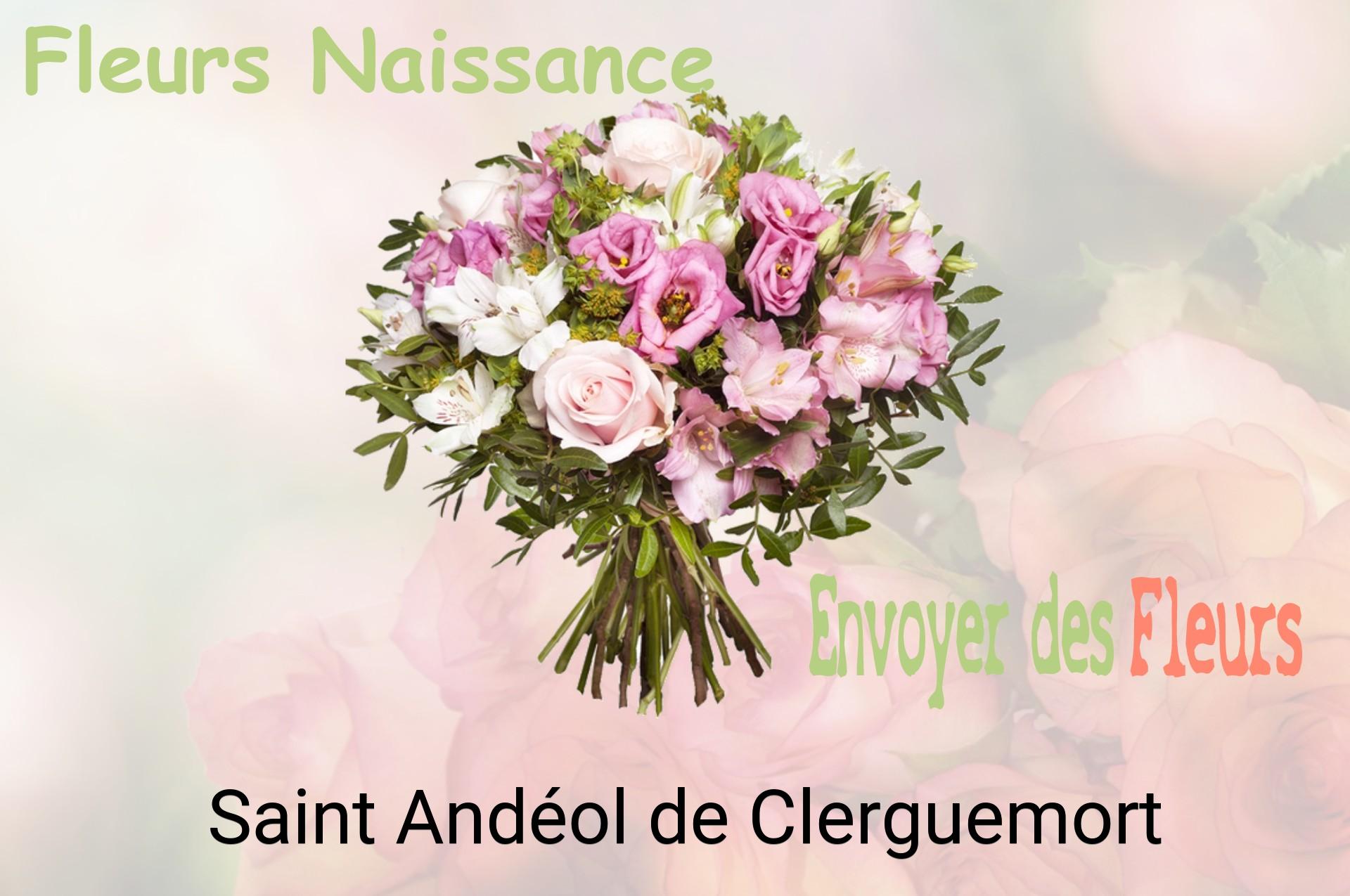 Bouquet de fleurs de naissance livré à Saint-Andéol-de-Clerguemort